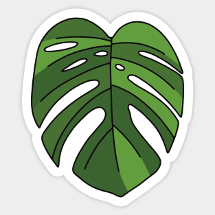 Monstera Leaf Sticker